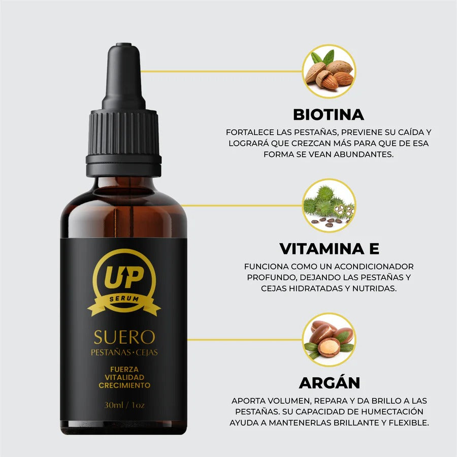 SERUM DE PESTAÑAS Y CEJAS  + PEINE GRATIS