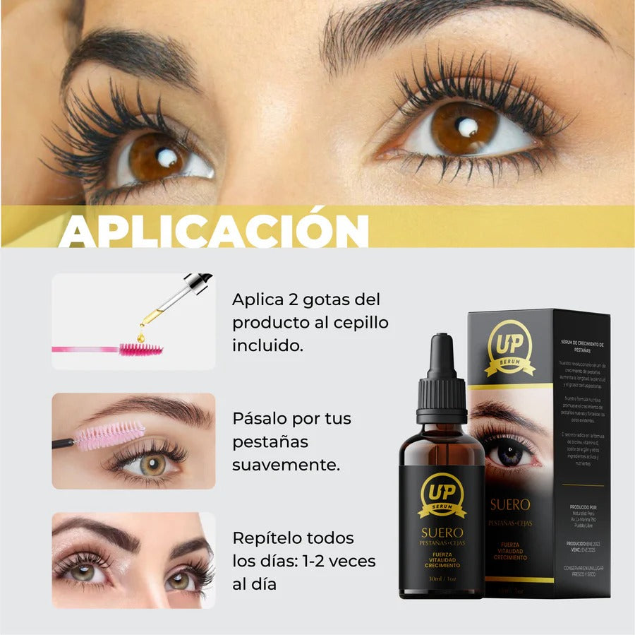 SERUM DE PESTAÑAS Y CEJAS  + PEINE GRATIS