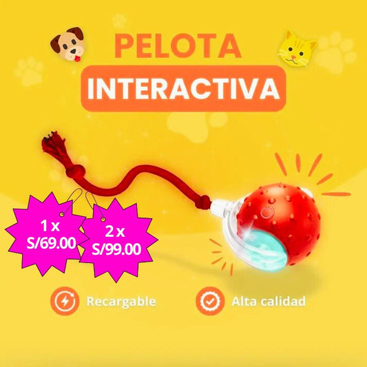 PELOTA INTERACTIVA PARA MASCOTA