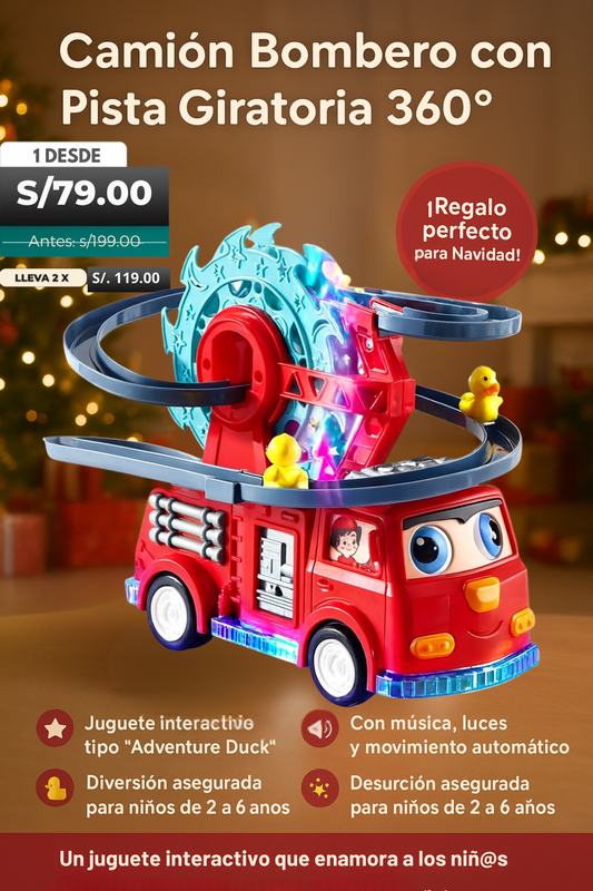 BOMBERO CON PISTA GIRATORIA