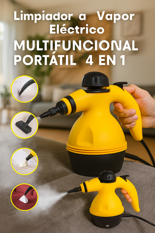 LIMPIADOR A VAPOR MUNTIFUNCIONAL 4 EN 1